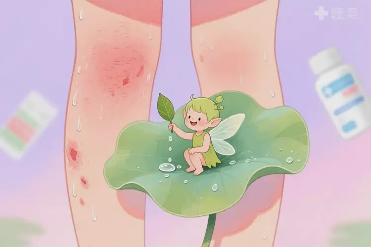 孩子大腿出現(xiàn)濕疹可不可以徹底自愈(圖1)