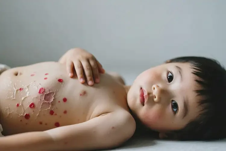 小孩肚子上出现湿疹不管它会自己痊愈吗(图3)