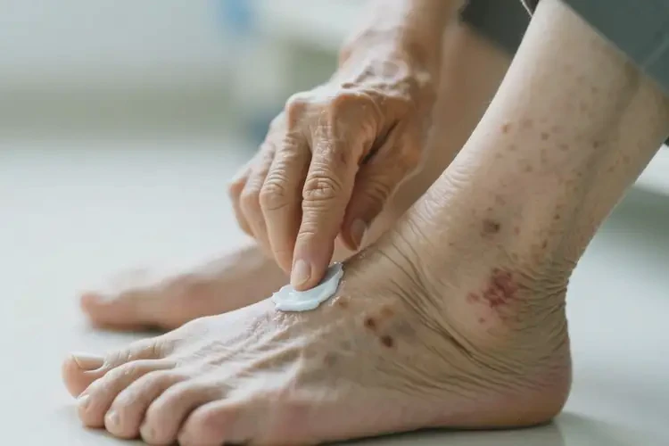 高齡老人腳上長(zhǎng)濕疹不管它會(huì)自己好嗎(圖4)