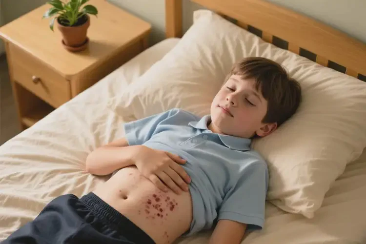 中學(xué)生肚子上有濕疹能不能徹底自愈(圖2)