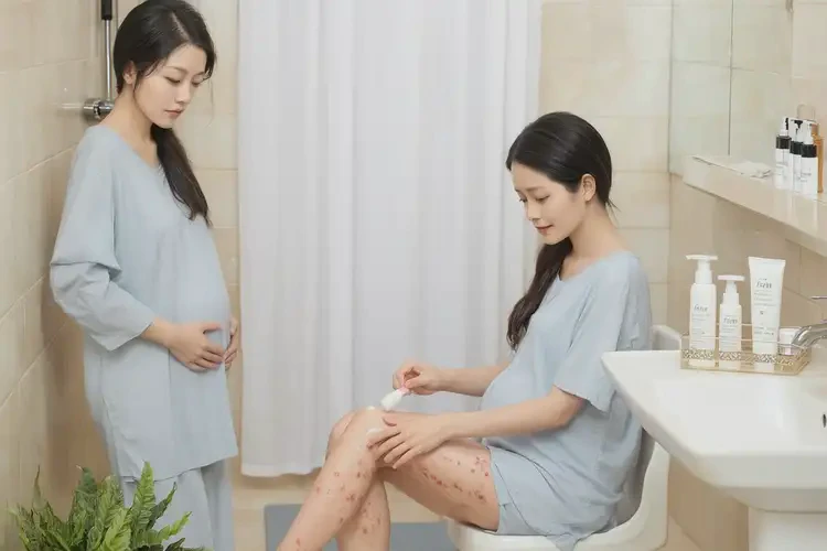 孕妇小腿起湿疹能靠自己自愈吗(图2)