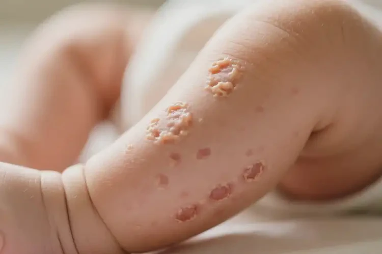 嬰兒大腿起濕疹不管它會自己痊愈嗎(圖2)