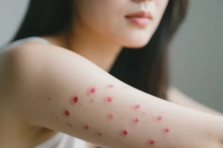 女人手臂上偶爾長濕疹可以徹底自愈嗎(圖3)