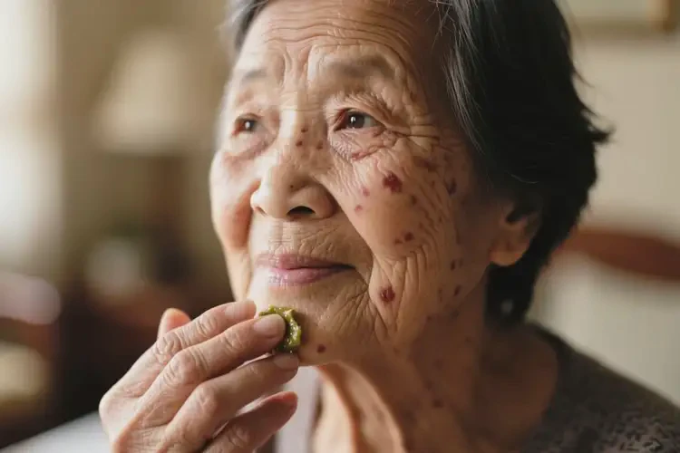 老年人臉上起濕疹不管它會(huì)自己痊愈嗎(圖2)