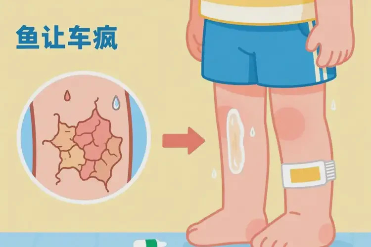 儿童小腿上容易长湿疹能够彻底治愈吗(图1)