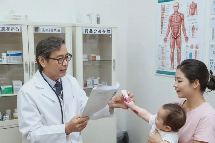 新生兒手上出現(xiàn)濕疹能夠徹底治愈嗎(圖1)