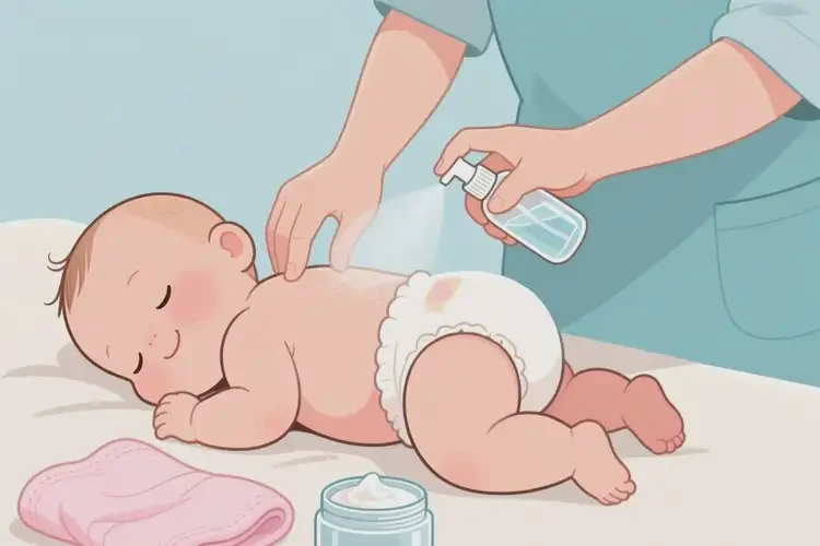 小兒屁股容易起濕疹能夠徹底治愈嗎(圖2)