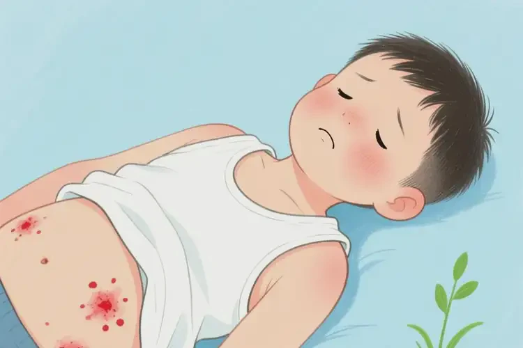 少兒肚子起濕疹不管它會(huì)自己自愈嗎(圖3)