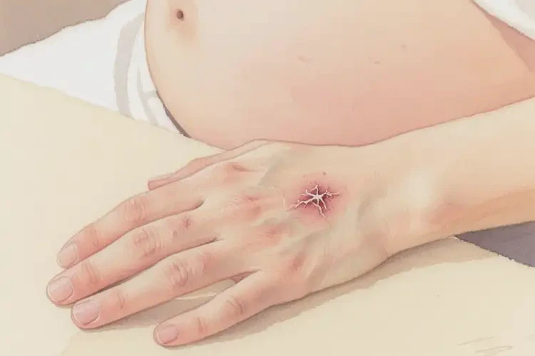 產(chǎn)婦身上容易長濕疹能靠自己自愈嗎(圖1)