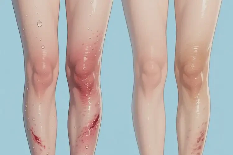 女性小腿出濕疹能徹底自愈嗎(圖1)