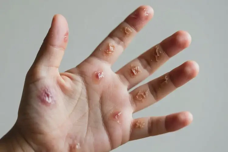 小学生手上长湿疹不管它会自己好吗(图3)