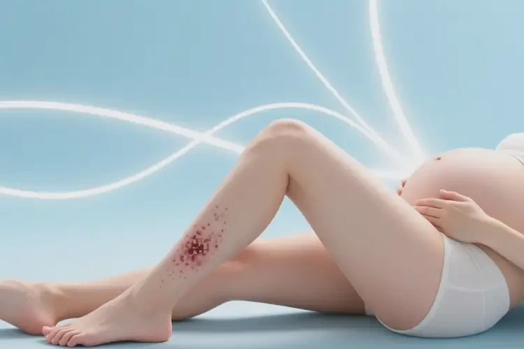 孕婦小腿上起濕疹可以徹底自愈嗎(圖1)