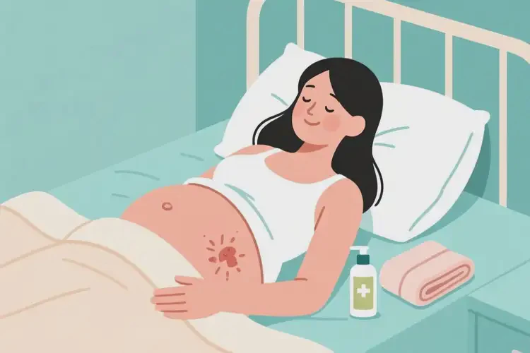 孕婦屁股容易起濕疹不管它會自己自愈嗎(圖1)