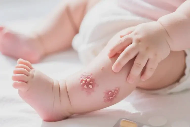 嬰兒全身容易長(zhǎng)濕疹不管它會(huì)自己好嗎(圖2)