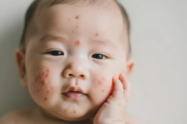 幼兒面部偶爾長濕疹不管它會自己痊愈嗎(圖4)