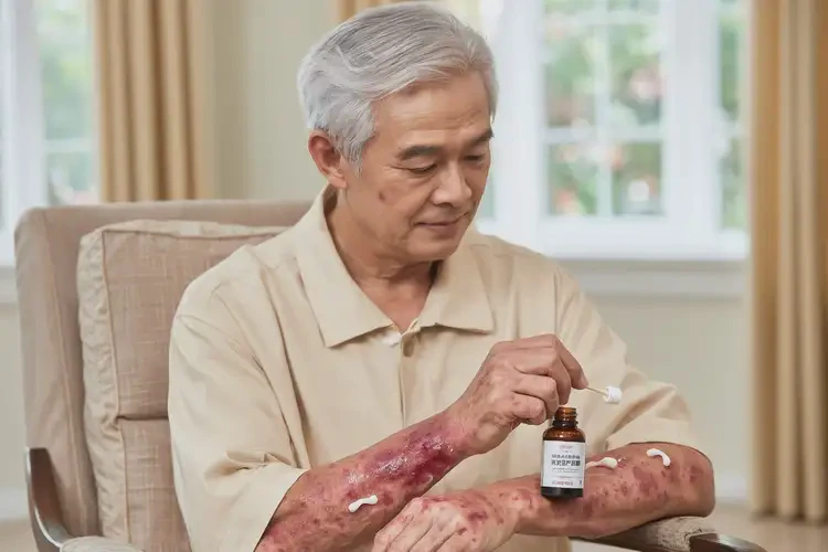 老年人脖子起濕疹不管它會自己痊愈嗎(圖2)