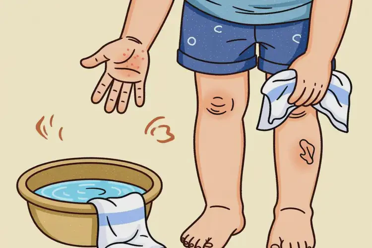 小兒四肢起濕疹能夠徹底治愈嗎(圖2)