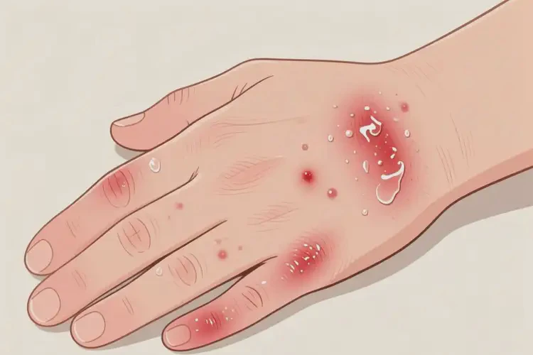 產(chǎn)婦手上起濕疹可不可以徹底自愈(圖2)