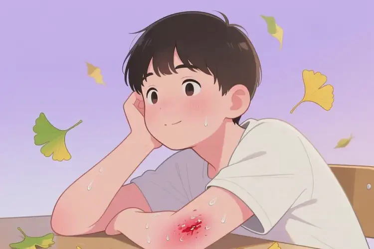 青少年手臂上出濕疹不管它會(huì)自己好嗎(圖2)