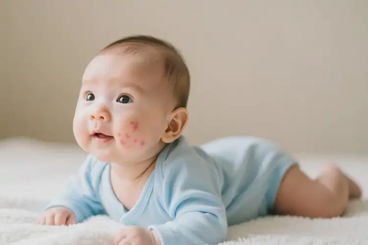 寶寶全身容易長濕疹可不可以徹底自愈(圖1)