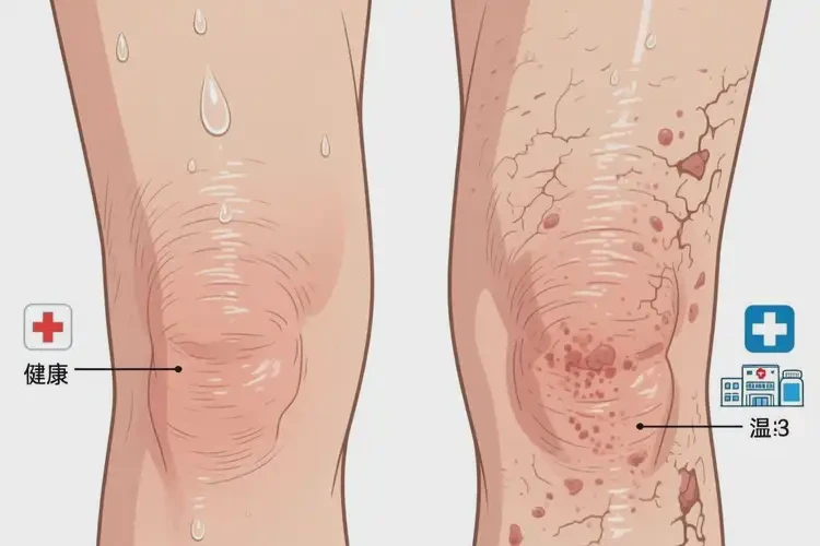 大學(xué)生大腿容易起濕疹能徹底自愈嗎(圖1)