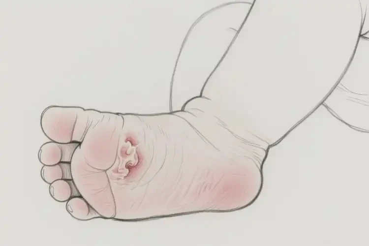 新生兒腳上經(jīng)常長濕疹能徹底自愈嗎(圖2)