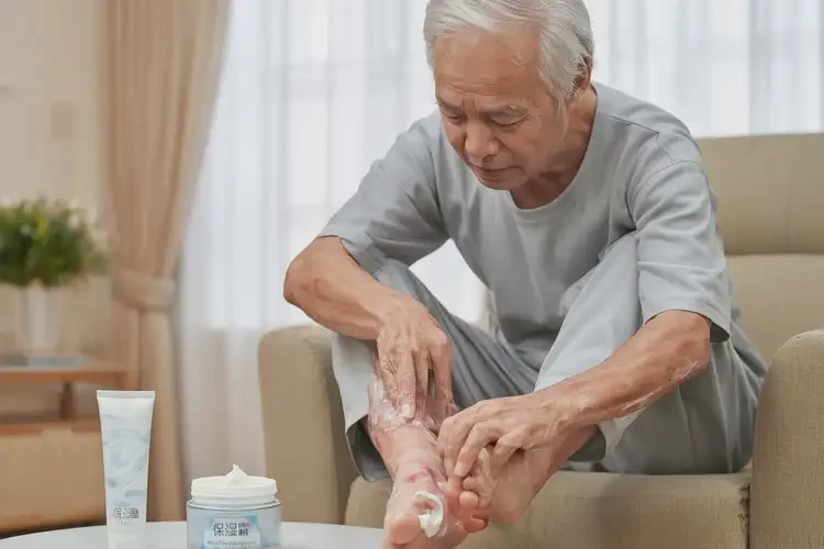高齡老人腳上出現(xiàn)濕疹不管它會自己自愈嗎(圖2)