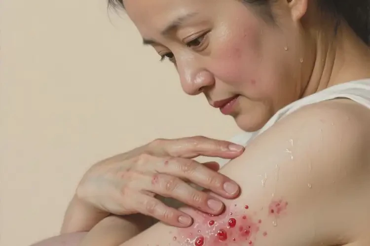 產(chǎn)婦手臂上經(jīng)常起濕疹不管它會(huì)自己痊愈嗎(圖3)