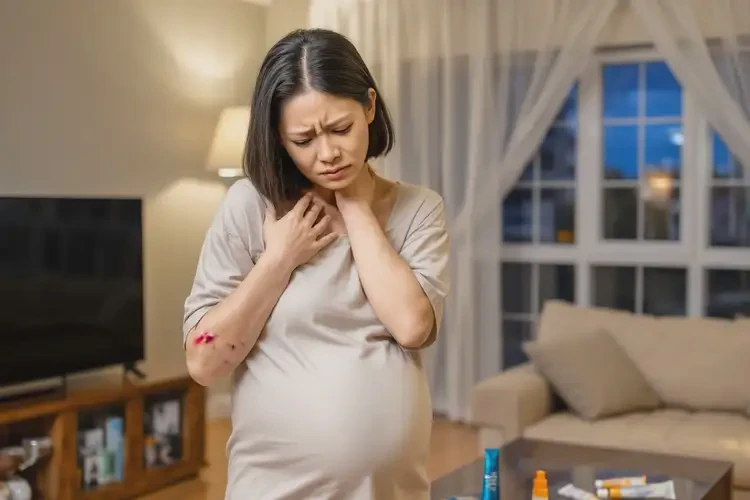 孕婦脖子上偶爾長(zhǎng)濕疹不管它會(huì)自己好嗎(圖4)