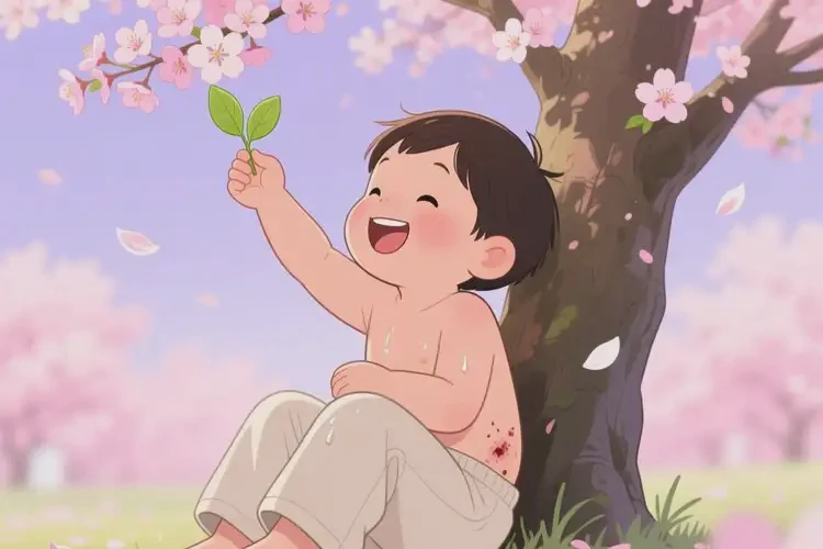 小孩屁股上容易長濕疹不管它會自己痊愈嗎(圖1)