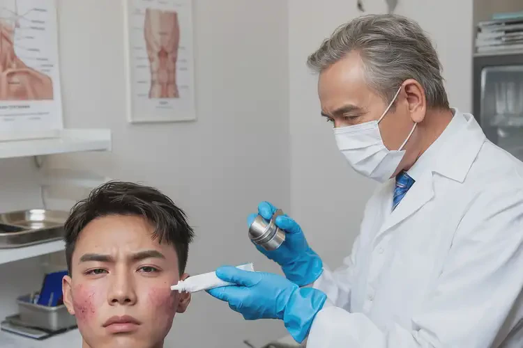 男性臉上出現(xiàn)濕疹能靠自己自愈嗎(圖3)