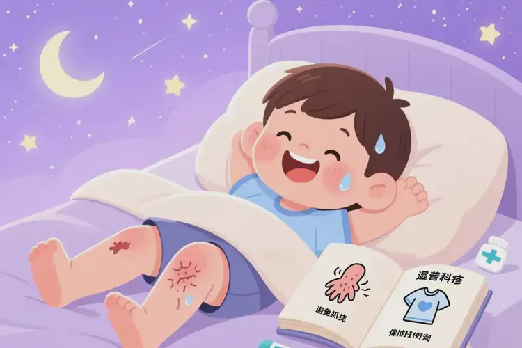 兒童小腿上長(zhǎng)濕疹不管它會(huì)自己好嗎(圖1)