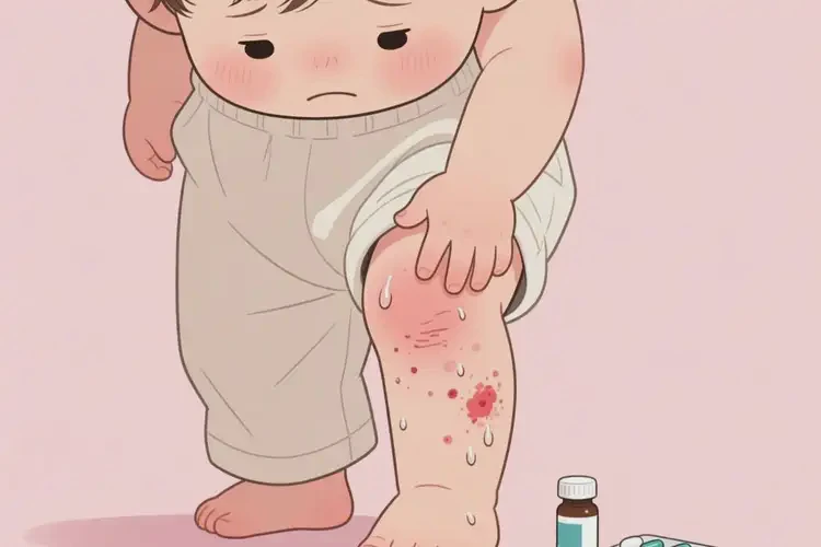 幼兒大腿起濕疹不管它會自己自愈嗎(圖3)