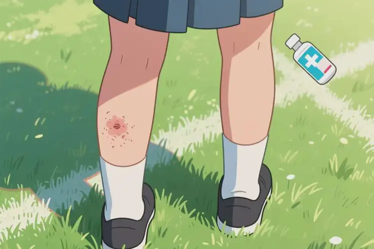 中学生小腿偶尔长湿疹不管它会自己痊愈吗(图2)