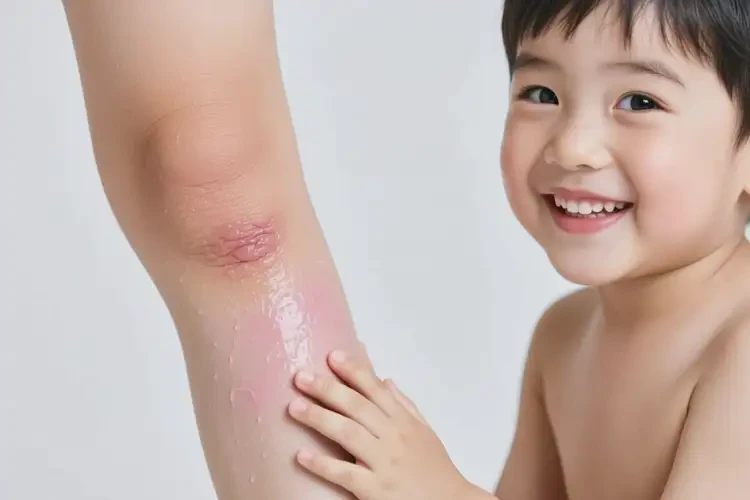 小孩大腿出濕疹能靠自己自愈嗎(圖2)