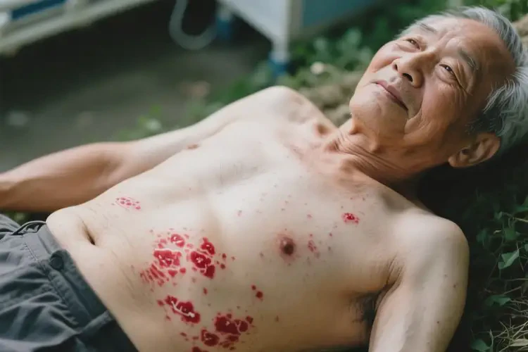 老人肚子上起湿疹能靠自己自愈吗(图1)