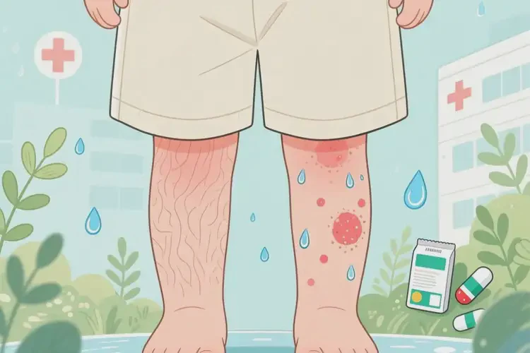 儿童小腿上容易起湿疹不管它会自己好吗(图3)