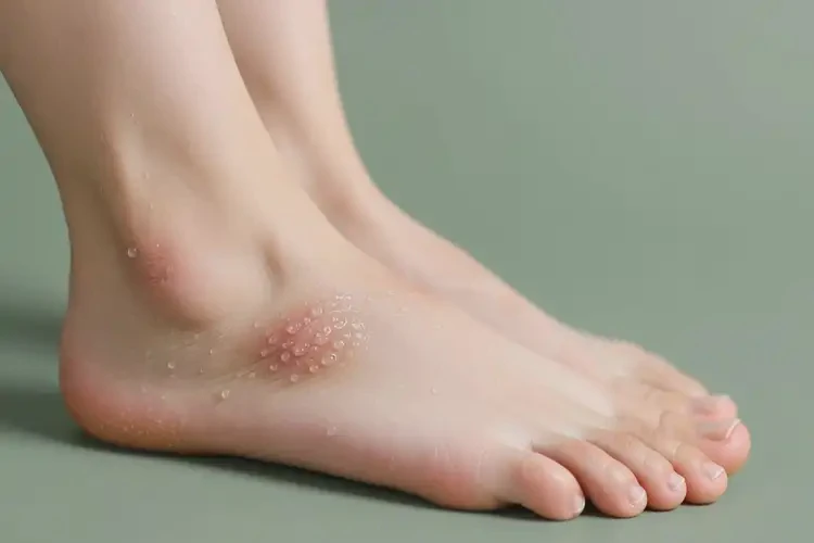 女人腳上有濕疹能夠徹底治愈嗎(圖3)