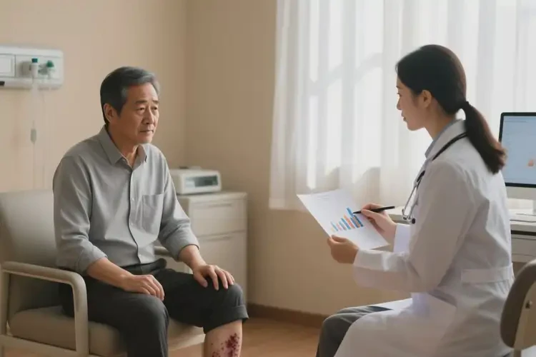 男人小腿上容易起濕疹能徹底自愈嗎(圖1)