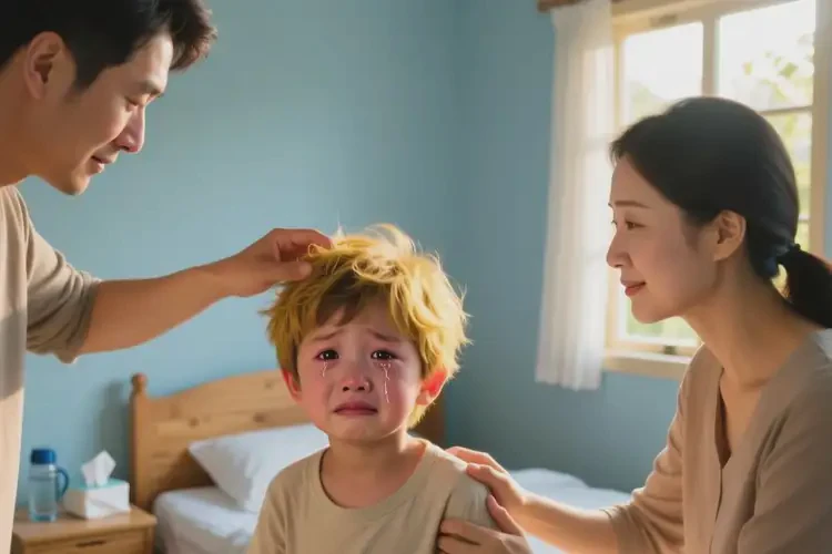 小兒脖子上起濕疹可以徹底自愈嗎(圖1)