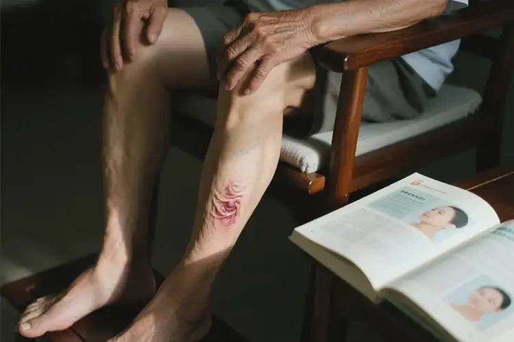 老人小腿出现湿疹不管它会自己痊愈吗(图2)