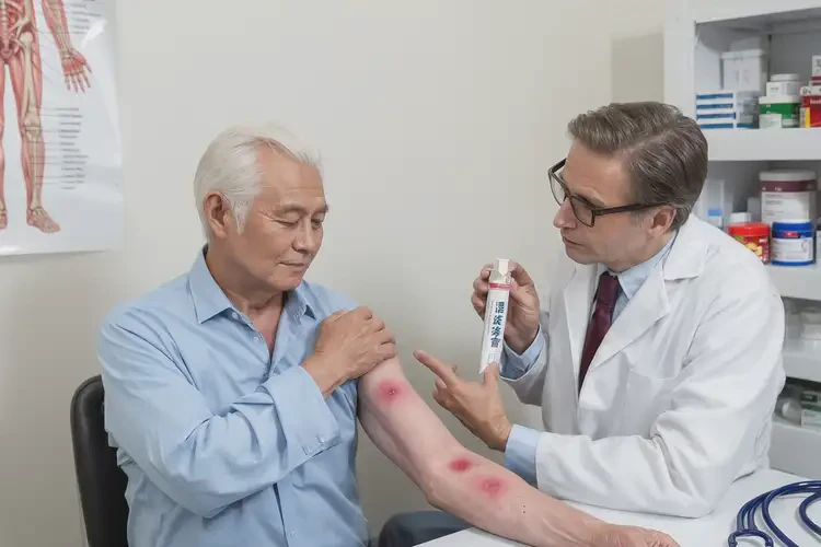 高齡老人手臂上經(jīng)常起濕疹可不可以徹底自愈(圖1)
