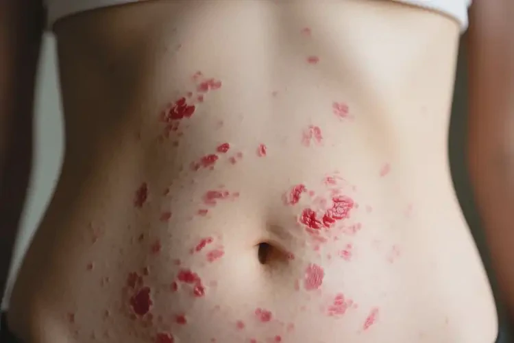 女性肚子起湿疹不管它会自己痊愈吗(图4)