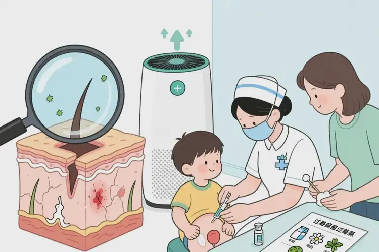 兒童屁股上長(zhǎng)濕疹可以徹底自愈嗎(圖2)