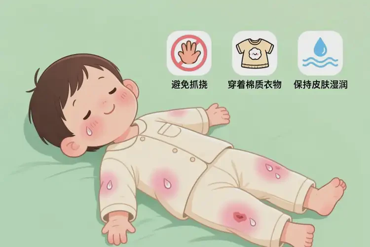 兒童全身有濕疹能夠徹底治愈嗎(圖2)