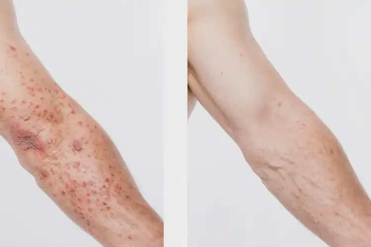 男生四肢容易起濕疹能徹底自愈嗎(圖2)