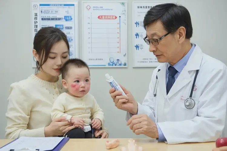 寶寶面部出濕疹能靠自己自愈嗎(圖1)