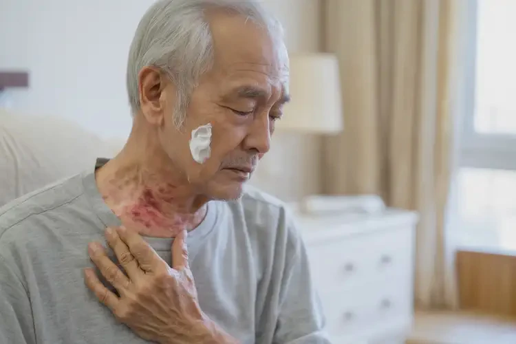 老年人脖子上出濕疹不管它會自己痊愈嗎(圖2)