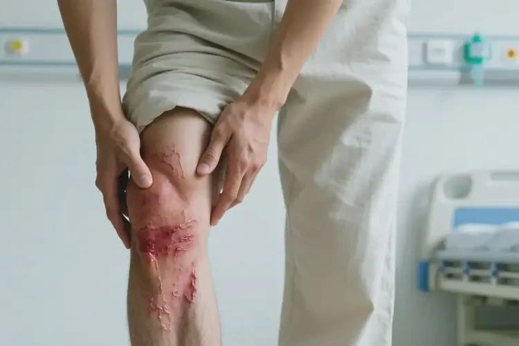 青年人大腿出濕疹不管它會(huì)自己痊愈嗎(圖4)