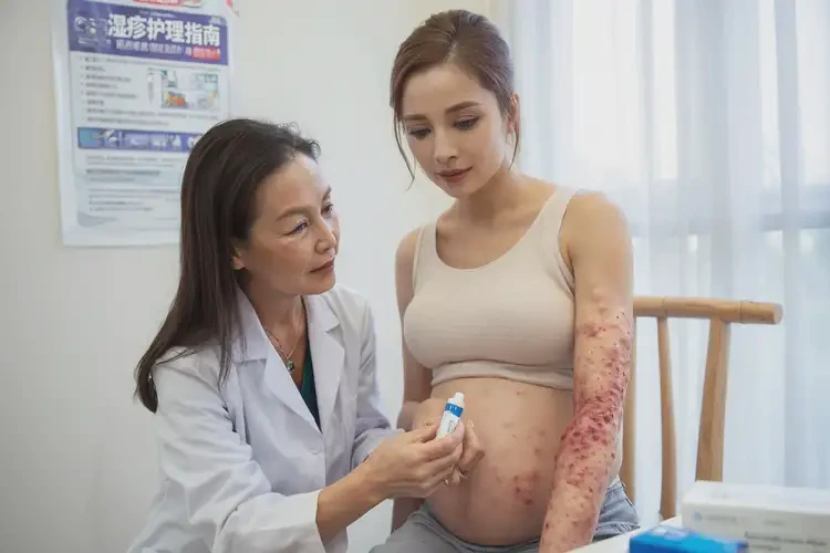 哺乳期媽媽手臂經(jīng)常起濕疹不管它會自己好嗎(圖2)